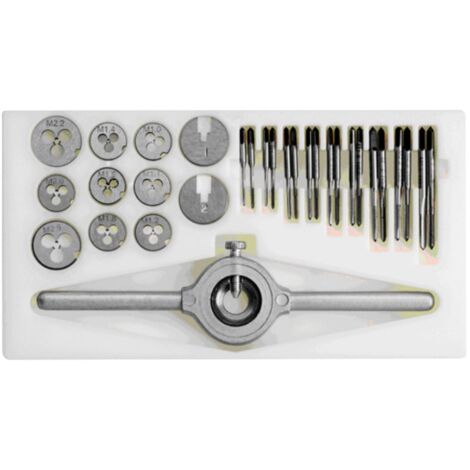 Set de tarauds et filières miniature M1 à M2,5 - 30 pcs MW Tools SKC30MINI