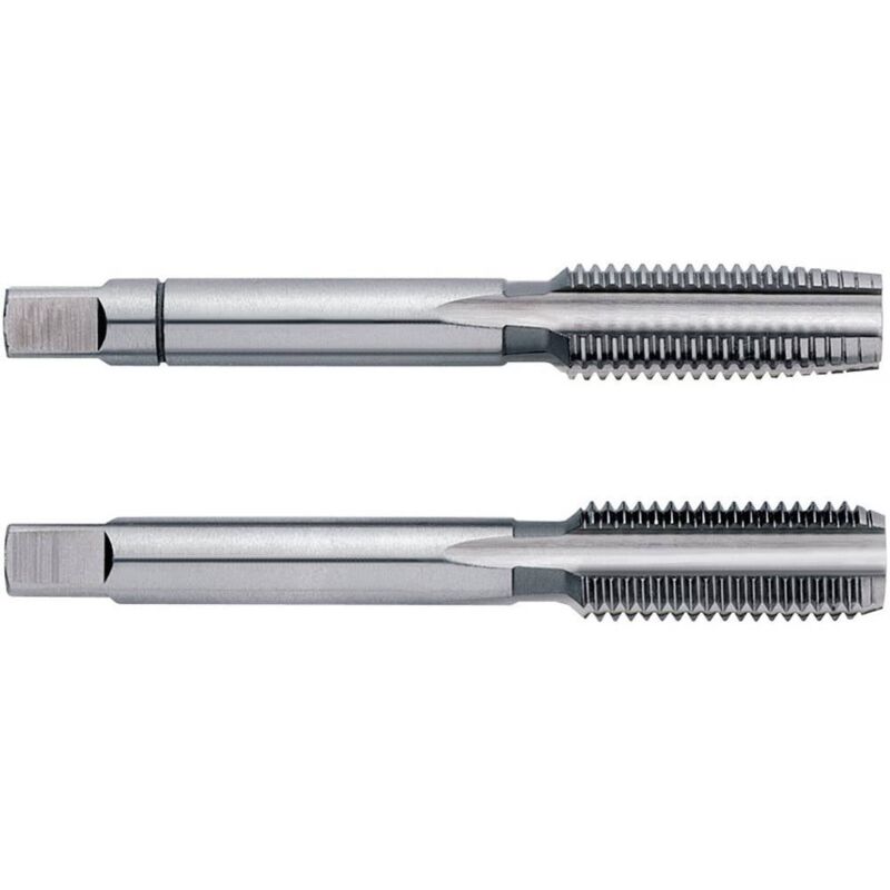 Set de tarauds manuels Exact 00502 2 pièces métrique fin Mf16 1.5 mm coupe à droite N/A HSS 1 set