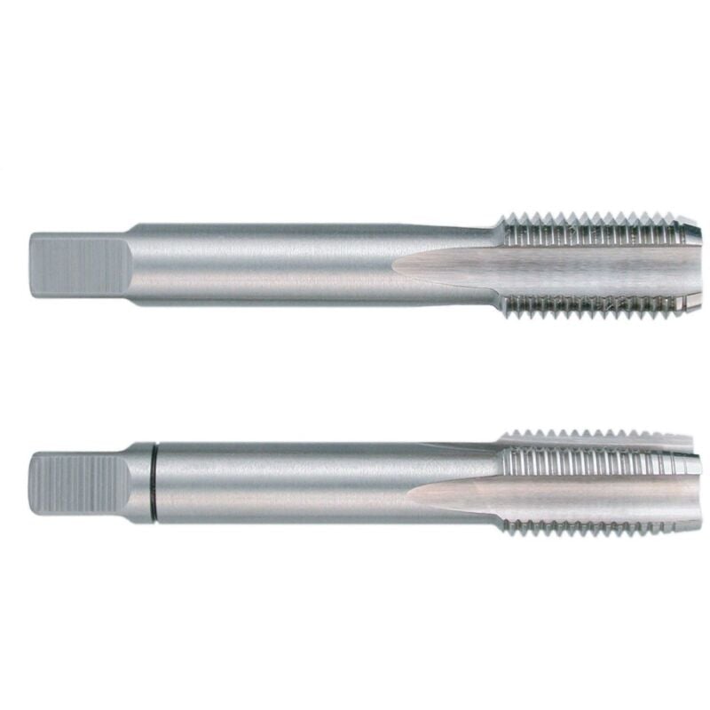 Lot de 2 tarauds à main MF DIN 2181 HSS rectifiés avec filetage MF4 x 0,5 mm Ruko 235041