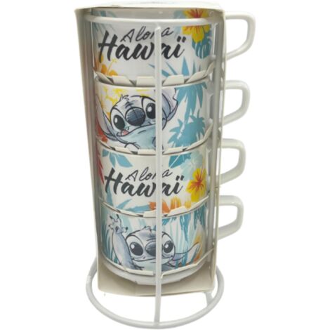 Set de tasses à café Stitch Disneyland Paris