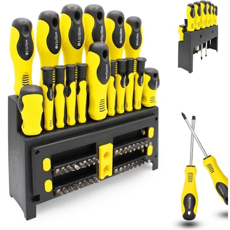Fishtec - Set de Tournevis Utility 52 Pièces