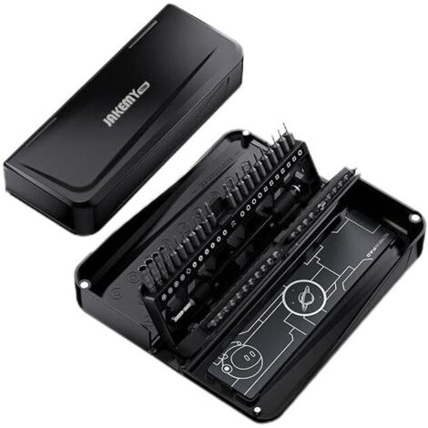 Set de Tournevis Multifonctionnel de Précision 47 en 1 - Compact pour la Réparation d'Électroniques (Couleur Noire)