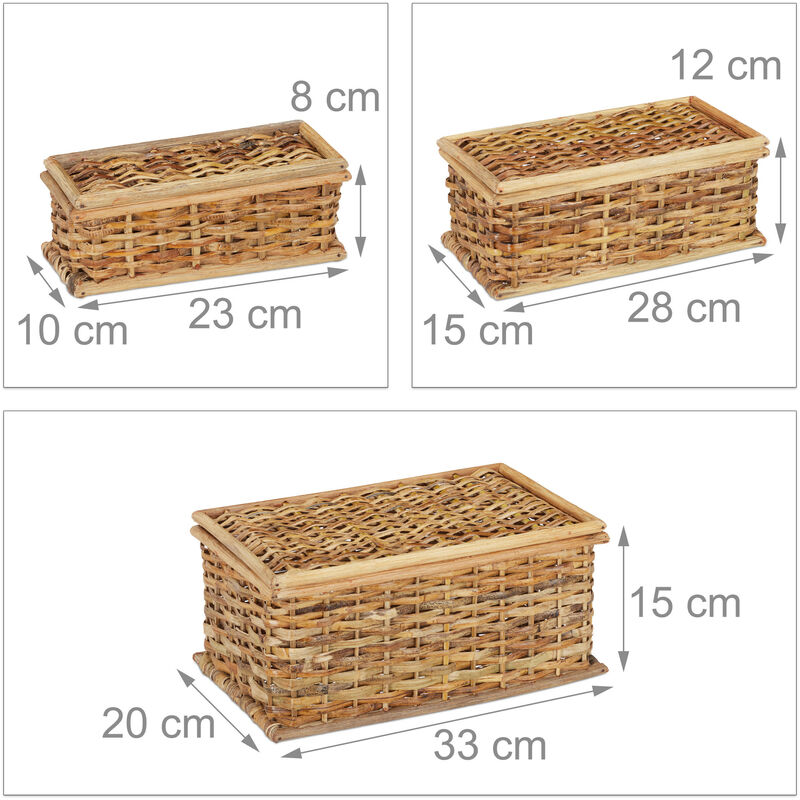 Cajas Almacenaje Decorativas Con Tapa