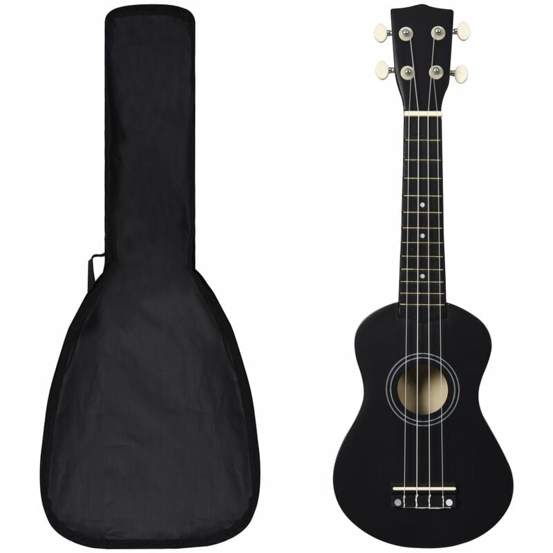 

Set de ukelele soprano con funda para niños negro 21'