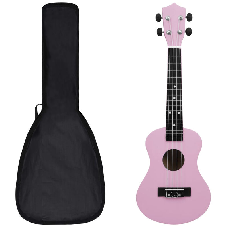 

Set de ukelele soprano con funda para ninos rosa 23'