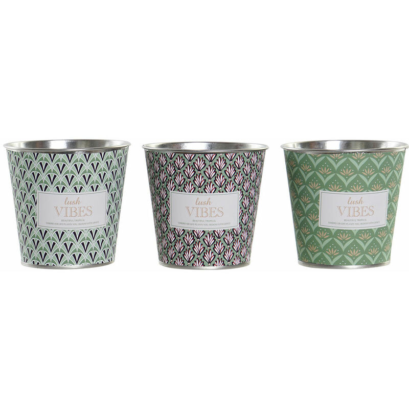 

Set de Velas DKD Home Decor Lush Vibes (3 pcs) (8 x 8 x 7,5 cm)