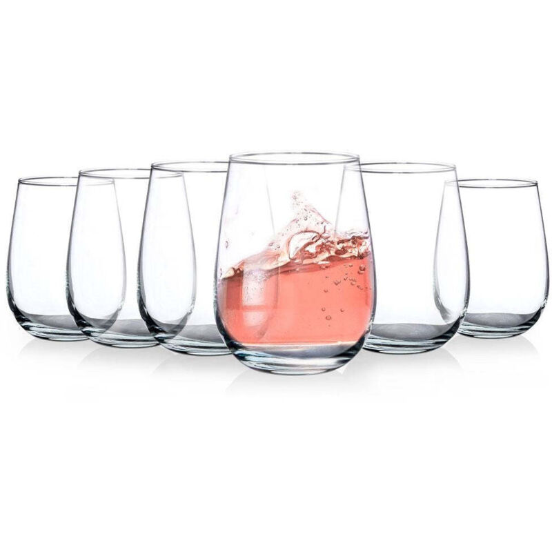 360ml Gaia Stemless Wine Glasses - Pack of Six