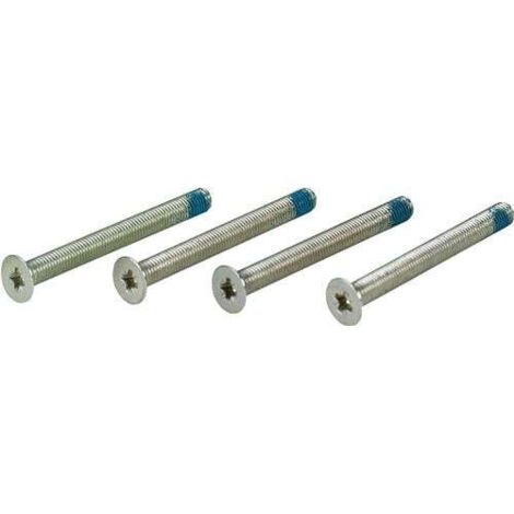 Set de vis épaisseur de porte 65-90mm nickelé M4x75mm HOPPE