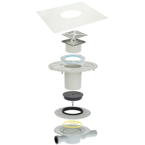 Set d'écoulement pour mortier en couche mince DS 10 horizontal