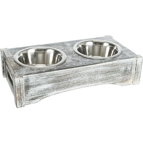 Set d'écuelles  42 × 10 × 22 cm,  ø 15 cm chat ou chien - Trixie
