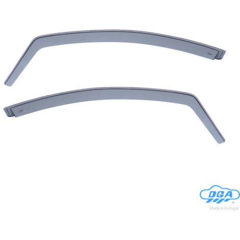 Set deflettori aria anteriori ad incastro, tipo lungo - compatibile per Fiat Grande Punto 5p (09/0504/12)  - Fiat Punto 5p (01/1204/19)  - Fiat Punto Evo 5p (10/0904/12)