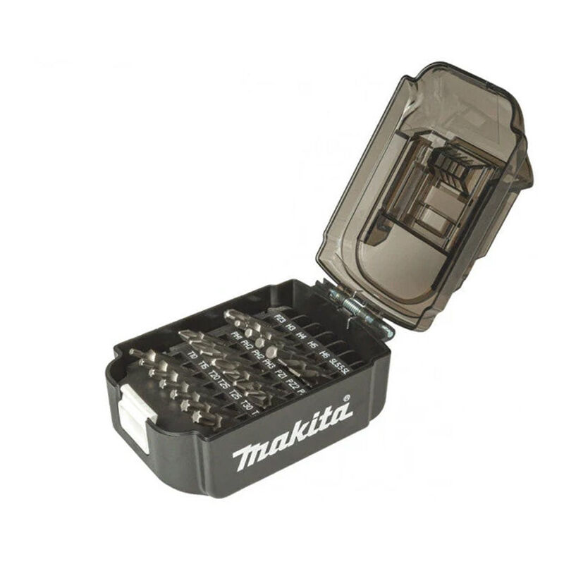 Set d'embouts rangé dans une fausse batterie MAKITA B 68323