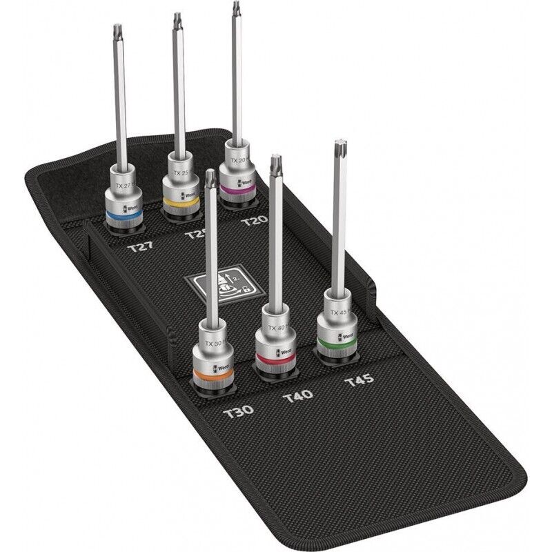 FP - Jeu de clés à douille 8767 c torx® HF2 6 pièces 1/2 po. T20 - T45