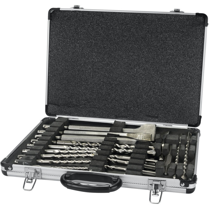 Makita Accessori - Set di trapano e scalpello per calcestruzzo SDS Plus da 17 pezzi D-19180