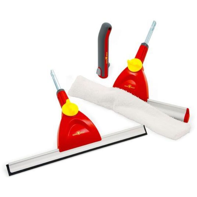 Set d'entretien des vitres (contient : raclette + nettoyeur + poignée ZM015) Outils Wolf multi-star - SETFM2