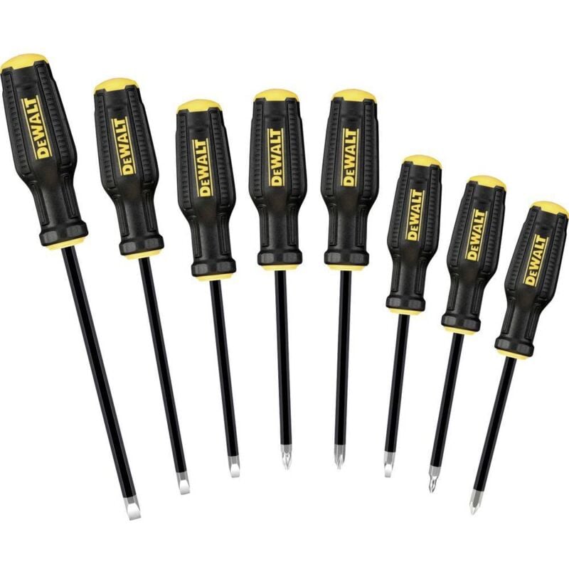 Dewalt - universel Jeu de tournevis 8 pièces vis à fente, ph, pz
