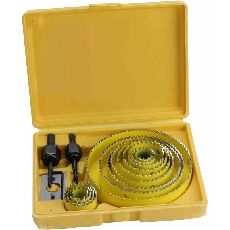 Set di 1 seghe a tazza in acciaio al carbonio per