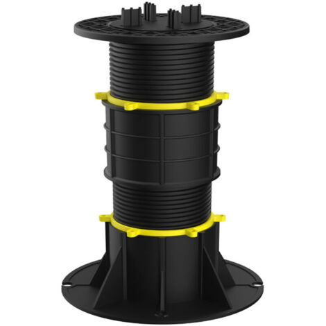 Set di 1 supporto universale regolabile per patio, per travetti e solette DY-A08 (270-355 mm)