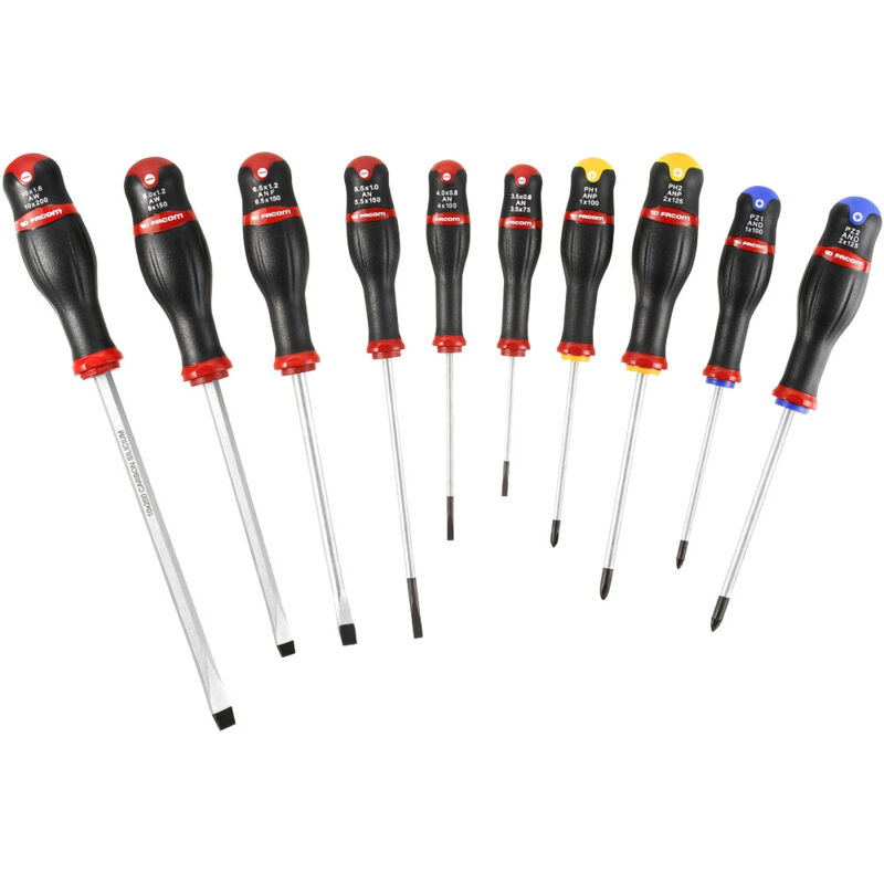 Set di 10 cacciaviti Protwist FACOM AT.J10