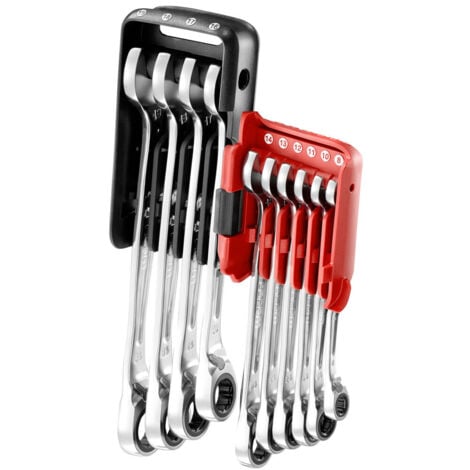 Set di chiavi FACOM 10 chiavi a cricchetto metriche miste - da 8 a 19 mm - 467.JP10PB