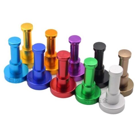 Set di 10 ganci appendiabiti in alluminio colorato a tema spaziale, gancio da parete per porta del bagno per vestiti, asciugamani, abiti, cappelli e accessori.