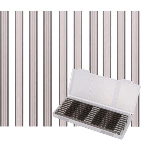 Set di 10 lame per pialla elettrica, pialla da 82 mm, per lame per pialla Bosch HSS, 82x5,5x1,2 mm, per pialle Makita, Black & Decker, Bosch, DeWalt ed Elu (1)
