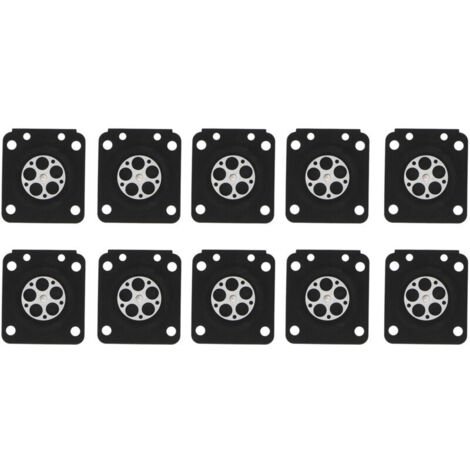 Set di 10 pezzi/parti per carburatore per motosega, set di guarnizioni a membrana per carburatore adatte per ZAMA180