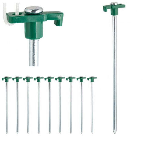 Set di 10 picchetti per fondo roccia 8