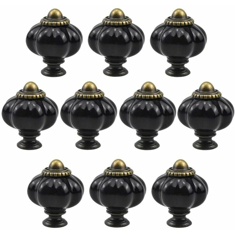 Great Fair - Set di 10 pomelli per mobili a forma