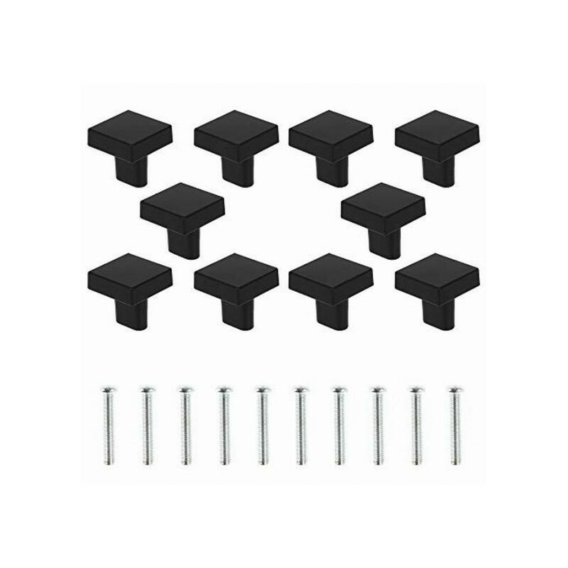 Atopoler - Set di 10 pomelli per porta, colore