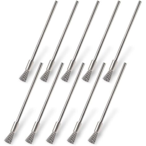 Wolfcraft Set Di Spazzole Con Filo D'acciaio Da 4 Pezzi I 2133000 I Per Togliere Ruggine, Vernice E Pulire - Foto 3