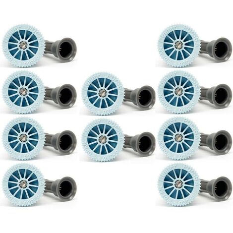 Set di 10 Ugello Regolabile Hunter 6A per Irrigatori, Gittata 1,8 metri, Angolo Regolabile