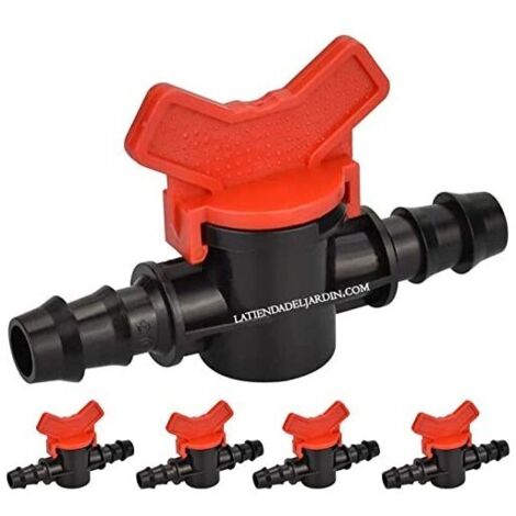 Set di 10 Valvola a goccia 16 mm. Valvola ondulata per irrigazione a goccia di alta qualita