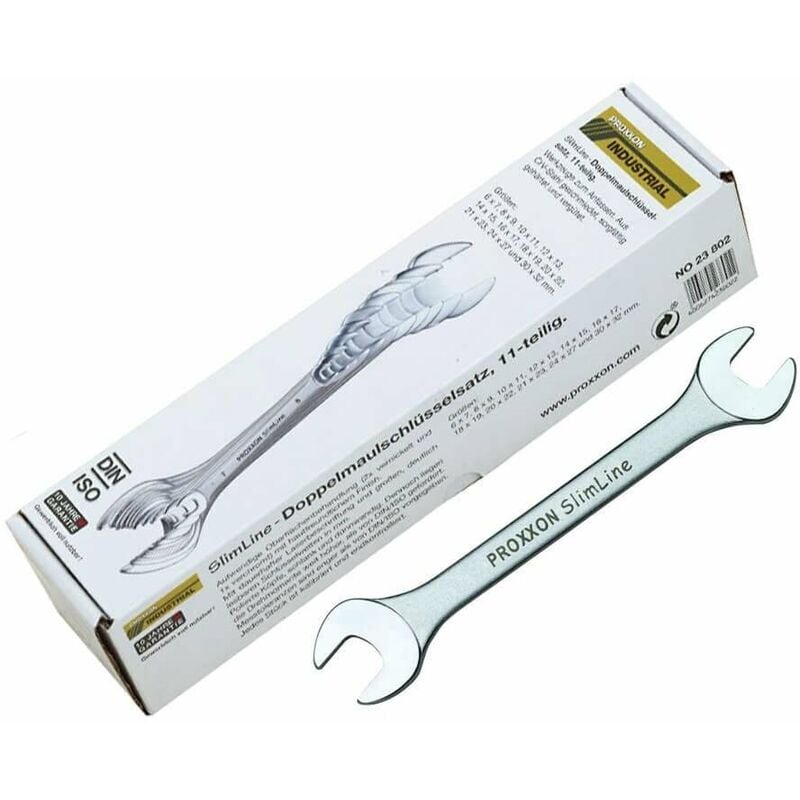 Proxxon - Set chiave doppia scherzo, 11 pezzi da 6...