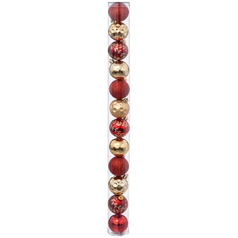 Set di 12 baubles d.6cm vigilia di natale - Feeric lights & christmas