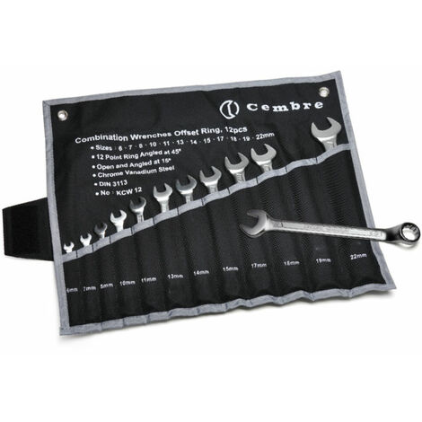 Set di 12 chiavi combinate, Serie CW