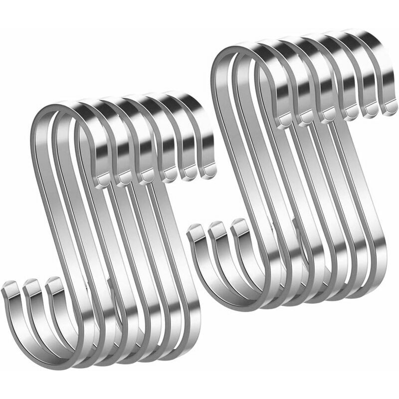 Set di 12 ganci a s sospesi multifunzione Ganci a