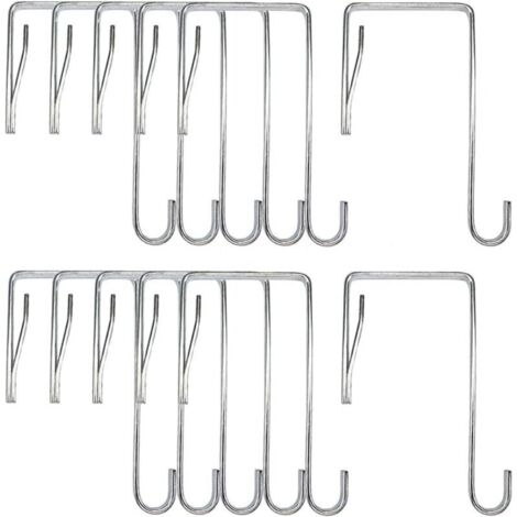 Set di 12 ganci per porte per bagni e ingressi