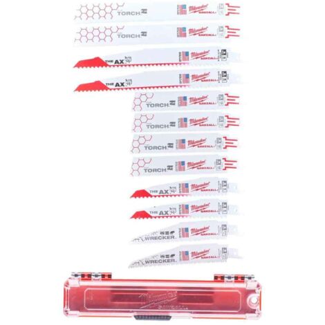 Set di 12 lame a sciabola universali SAWZALL - Milwaukee 49222229