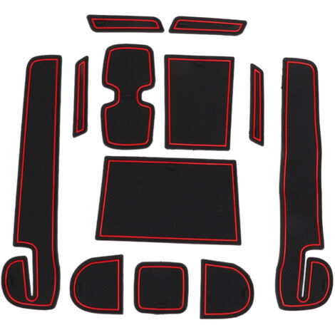 Set di 12 tappetini di ricambio flessibili e inodori per la console centrale della Suzuki Swift 2018-2020.