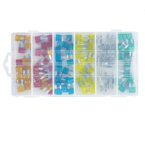 Set di 120 fusibili a lama per autoveicoli MINI 5A-30A