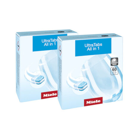 Set di 120 Ultratabs tutti in 1 compresse per lavastoviglie Miele - 11295790