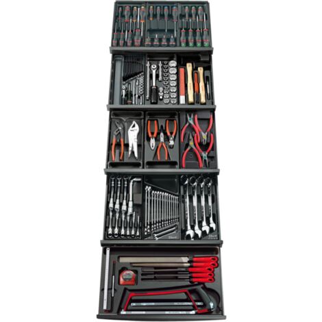 Set di 143 utensili FACOM 13 moduli su 4 cassetti - CM.143PF