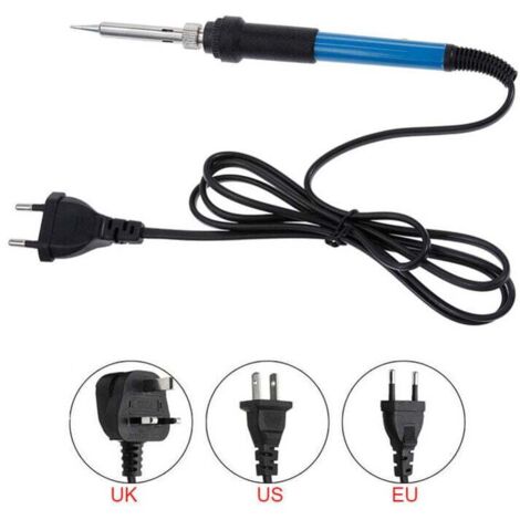 Set di 15 saldatori elettrici con nucleo riscaldante in ceramica, standard europeo, 220 V