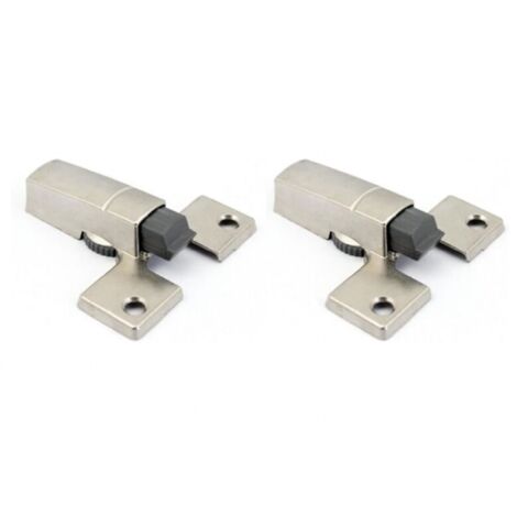 Set di 2 ammortizzatori per cerniere, con chiusura ammortizzata, sistema di chiusura silenziosa per porte, fissaggio a vite per una chiusura fluida e comoda.