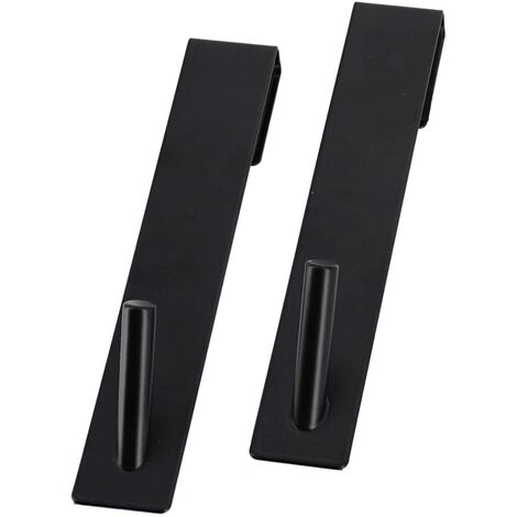 Set di 2 appendini in metallo - nero - Tendance