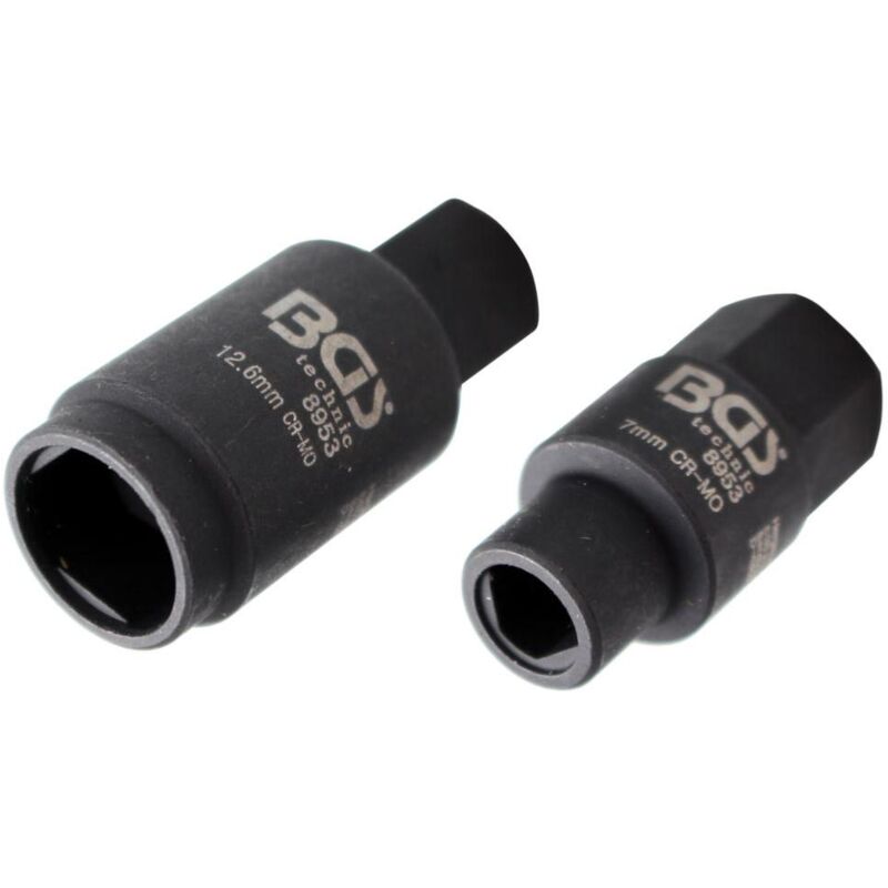 Set di 2 bgs a iniezione bosch a 3 pezzi da 7 e 12,6 mm