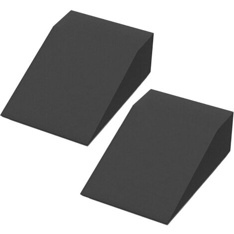 Set di 2 blocchi professionali antiscivolo per squat, ideali per sollevamenti dei talloni, stretching dei polpacci, flessioni in equilibrio, supporto per i polsi per yoga, Pilates e sollevamento pesi.