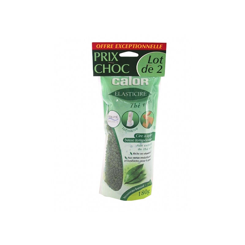 Set di 2 bustine di tè verde elasticire per