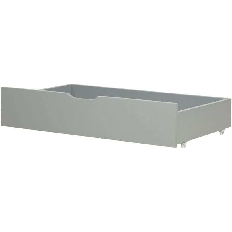 Set di 2 cassetti per letto con ruote in legno di